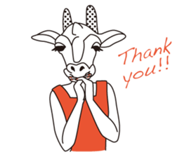 animal masks sticker #1000091