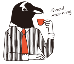 animal masks sticker #1000095