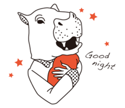 animal masks sticker #1000096