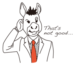 animal masks sticker #1000098