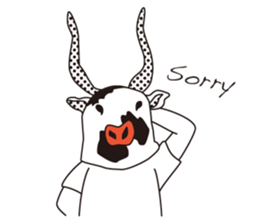 animal masks sticker #1000101