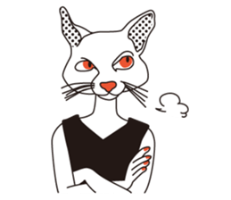 animal masks sticker #1000112