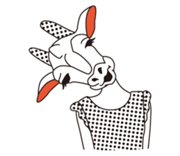 animal masks sticker #1000119