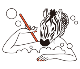 animal masks sticker #1000123