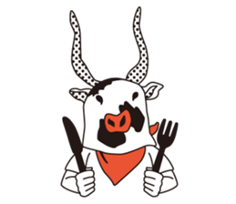 animal masks sticker #1000124