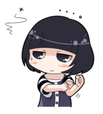 Girls summer vacation sticker #1000257