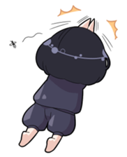 Girls summer vacation sticker #1000258