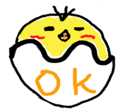pipi chick sticker #1001089