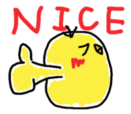 pipi chick sticker #1001101