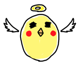 pipi chick sticker #1001103