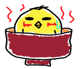 pipi chick sticker #1001104