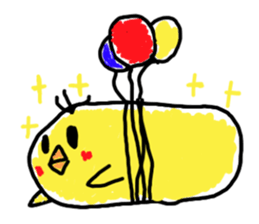 pipi chick sticker #1001106