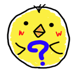 pipi chick sticker #1001107