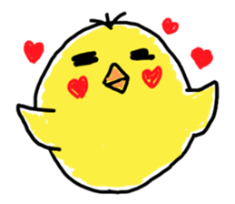 pipi chick sticker #1001109