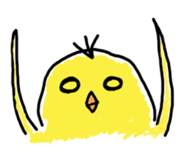 pipi chick sticker #1001111