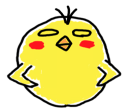 pipi chick sticker #1001114