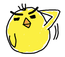 pipi chick sticker #1001115