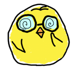 pipi chick sticker #1001116