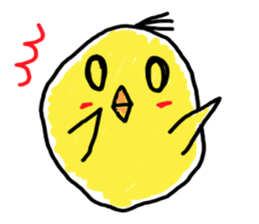 pipi chick sticker #1001118