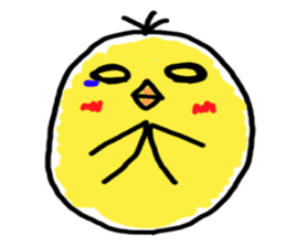 pipi chick sticker #1001121