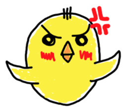 pipi chick sticker #1001123