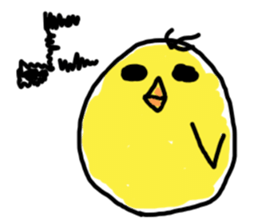 pipi chick sticker #1001125