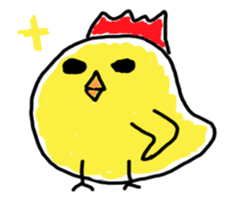 pipi chick sticker #1001126