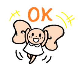 ribon-chan sticker #1001373