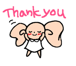 ribon-chan sticker #1001376