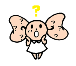 ribon-chan sticker #1001386