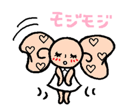 ribon-chan sticker #1001399