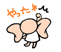 ribon-chan sticker #1001401