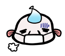 a deep-sea fish*Psychrolutes phrictus sticker #1001455