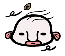 a deep-sea fish*Psychrolutes phrictus sticker #1001456