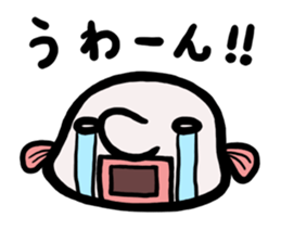 a deep-sea fish*Psychrolutes phrictus sticker #1001457