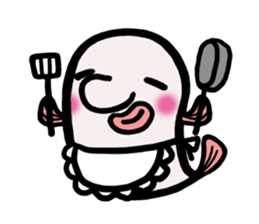 a deep-sea fish*Psychrolutes phrictus sticker #1001483