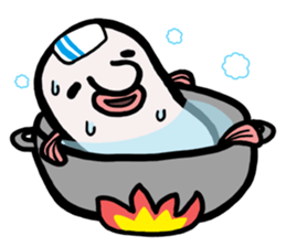 a deep-sea fish*Psychrolutes phrictus sticker #1001485