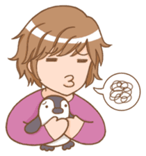 The love story of Gin & Ian sticker #1001495