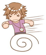 The love story of Gin & Ian sticker #1001497