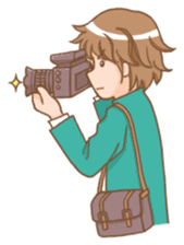 The love story of Gin & Ian sticker #1001499