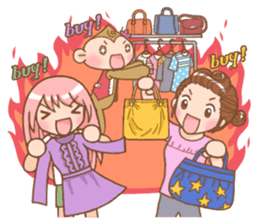 The love story of Gin & Ian sticker #1001512