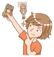 The love story of Gin & Ian sticker #1001514