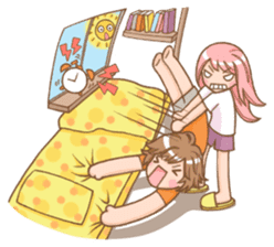 The love story of Gin & Ian sticker #1001520