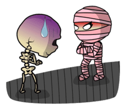 Spooky Skully and Mimi Mummy! sticker #1001722