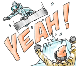 Snowboarder's Sticker sticker #1001727
