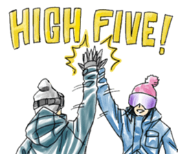 Snowboarder's Sticker sticker #1001729