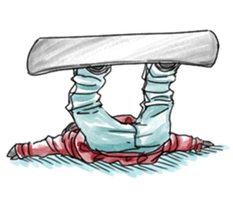 Snowboarder's Sticker sticker #1001730