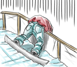 Snowboarder's Sticker sticker #1001731