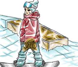 Snowboarder's Sticker sticker #1001733