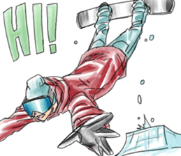 Snowboarder's Sticker sticker #1001735